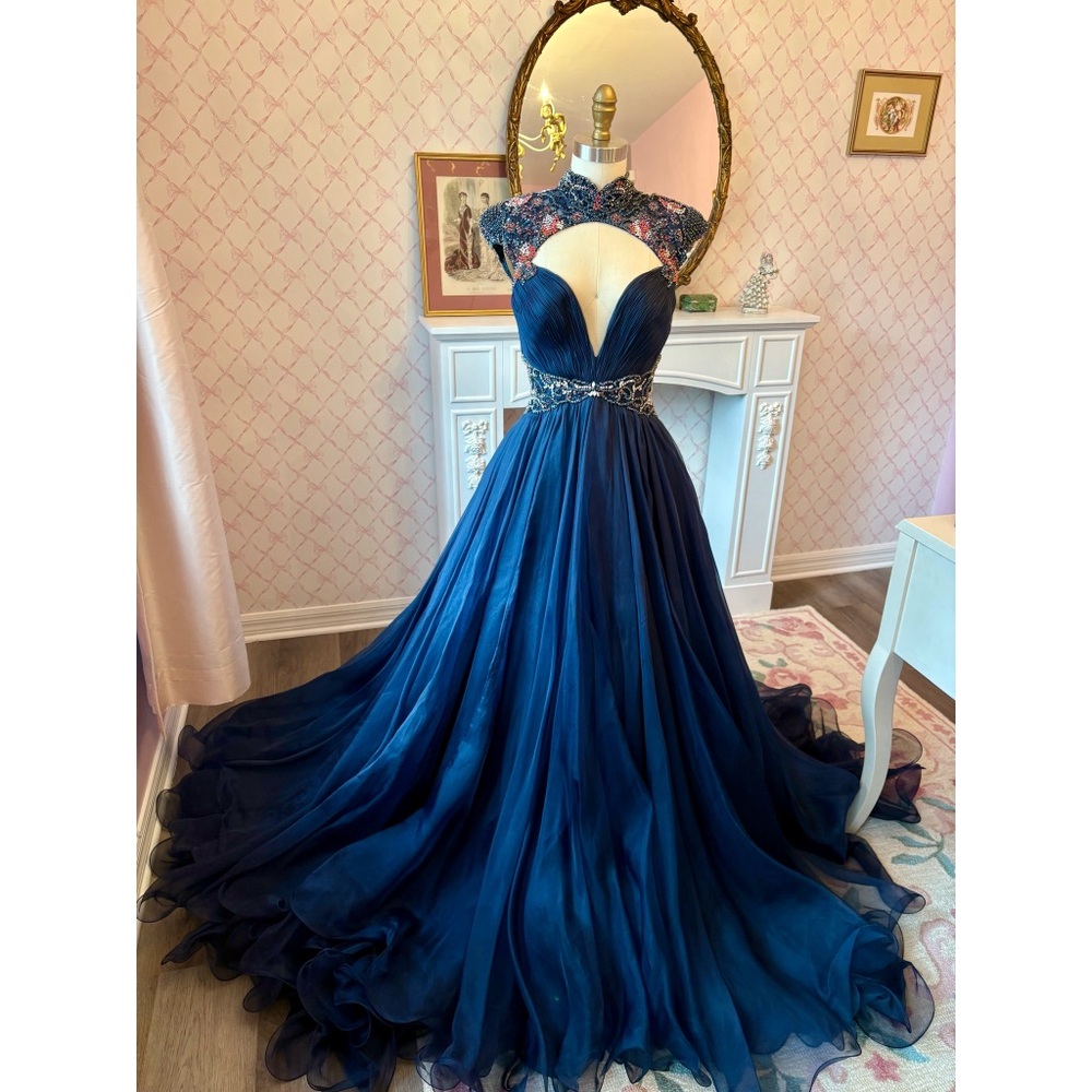 One-of-a-kind Sherri Hill Couture Organza Ballgown